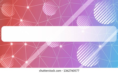 gradient color illustration in a triangles, line, circle, space for text style. Smart business design. Vector illustration