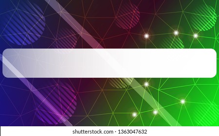 gradient color illustration in a triangles, line, circle, space for text style. Smart business design. Vector illustration