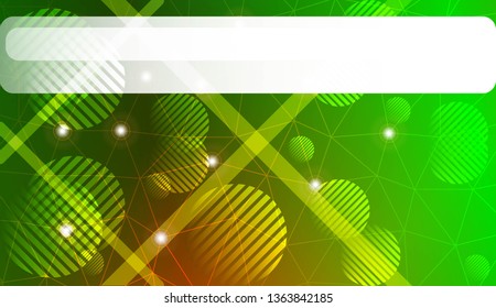 gradient color illustration in a triangles, line, circle, space for text style. Smart business design. Vector illustration
