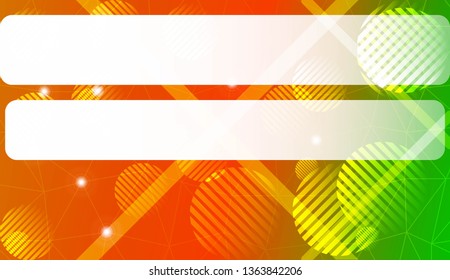 gradient color illustration in a triangles, line, circle, space for text style. Smart business design. Vector illustration