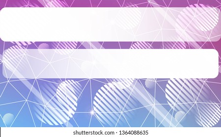 gradient color illustration in a triangles, line, circle, space for text style. Smart business design. Vector illustration