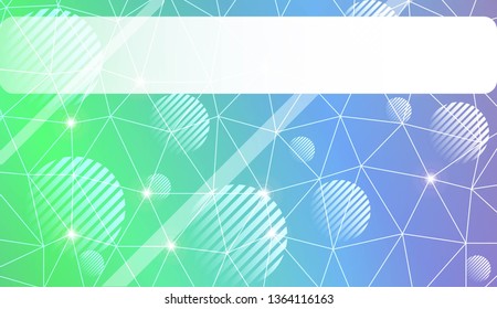 gradient color illustration in a triangles, line, circle, space for text style. Smart business design. Vector illustration