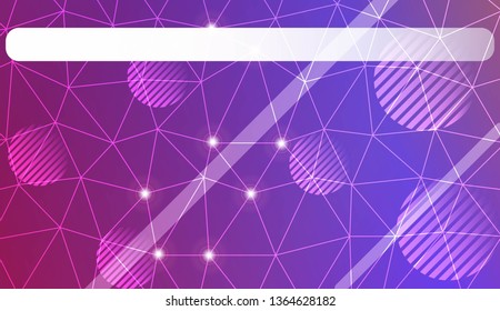 gradient color illustration in a triangles, line, circle, space for text style. Smart business design. Vector illustration