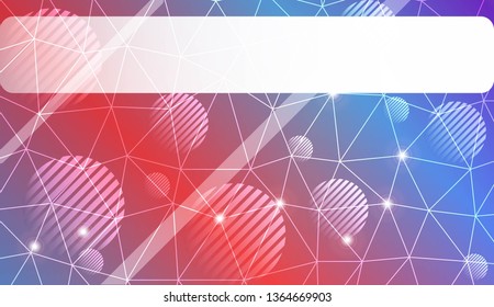 gradient color illustration in a triangles, line, circle, space for text style. Smart business design. Vector illustration