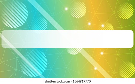 gradient color illustration in a triangles, line, circle, space for text style. Smart business design. Vector illustration