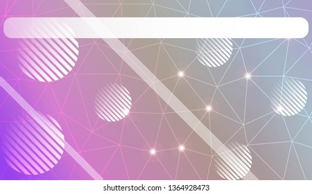 gradient color illustration in a triangles, line, circle, space for text style. Smart business design. Vector illustration