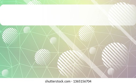 gradient color illustration in a triangles, line, circle, space for text style. Smart business design. Vector illustration