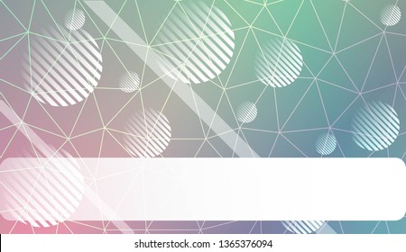 gradient color illustration in a triangles, line, circle, space for text style. Smart business design. Vector illustration
