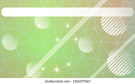 gradient color illustration in a triangles, line, circle, space for text style. Smart business design. Vector illustration