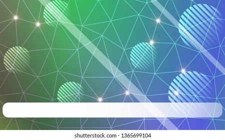 gradient color illustration in a triangles, line, circle, space for text style. Smart business design. Vector illustration