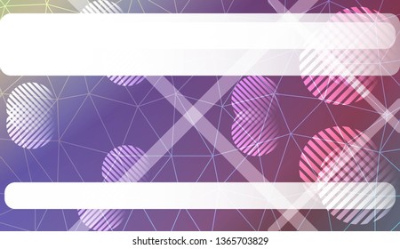 gradient color illustration in a triangles, line, circle, space for text style. Smart business design. Vector illustration