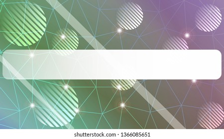 gradient color illustration in a triangles, line, circle, space for text style. Smart business design. Vector illustration