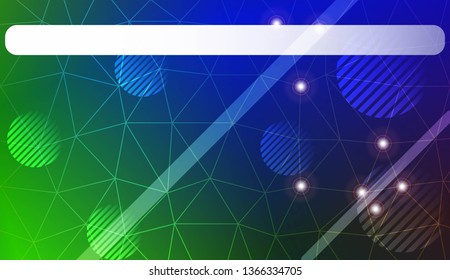 gradient color illustration in a triangles, line, circle, space for text style. Smart business design. Vector illustration