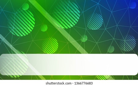 gradient color illustration in a triangles, line, circle, space for text style. Smart business design. Vector illustration