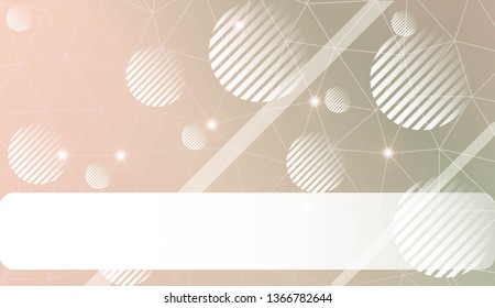gradient color illustration in a triangles, line, circle, space for text style. Smart business design. Vector illustration