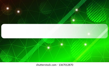 gradient color illustration in a triangles, line, circle, space for text style. Smart business design. Vector illustration