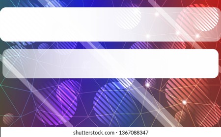 gradient color illustration in a triangles, line, circle, space for text style. Smart business design. Vector illustration