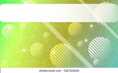 gradient color illustration in a triangles, line, circle, space for text style. Smart business design. Vector illustration