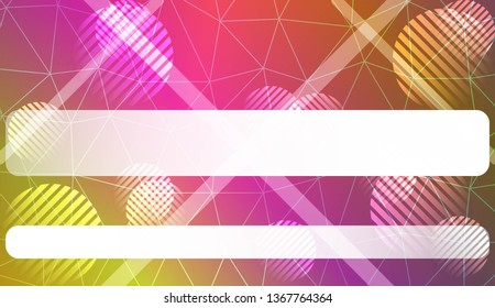 gradient color illustration in a triangles, line, circle, space for text style. Smart business design. Vector illustration