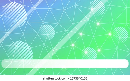 gradient color illustration in a triangles, line, circle, space for text style. Smart business design. Vector illustration