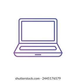 Icono de Vector de portátil