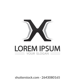 Gradient Color Letter H Logo Icon with Stylish Vector Design