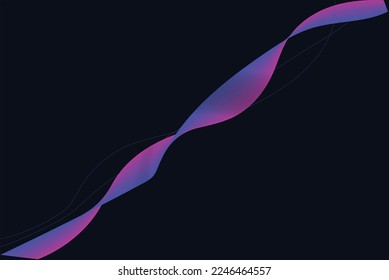 imagen de línea de color degradado