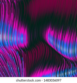 Gradient color lines. Cover design template. Vector illustration for flyer and poster. Can be used presentation, advertising, marketing.