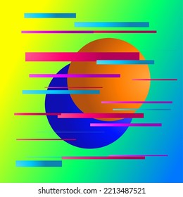 Diseño del logotipo de color degradado. Diseño de forma de elemento geométrico. 