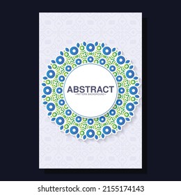 Gradientenfarben-Mandala-Titelkollektion