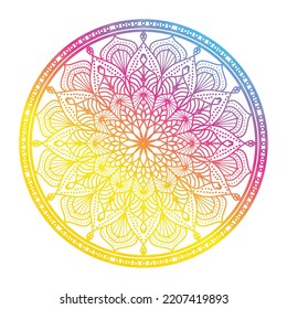 color de degradado mandala, fondo de diseño mandala, diseño mandala, patrón Mandala libro de coloreo Diseño de fondo de arte, patrón de baldosas, tarjeta de saludo, diseño de mandala set, negro,mandala diseño

