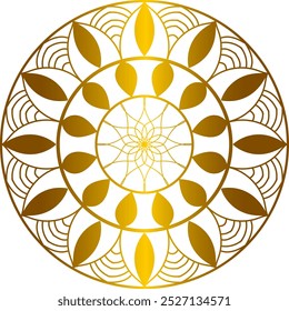 gradient color mandala design. mandala design, mandala design with intricate patterns in blue, red, and orange on a warm gradient background