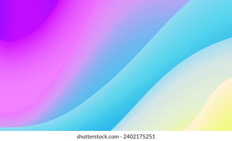 Gradient color modern liquid abstract background.