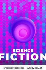 Gradient color. Neon gradient circle. Circular colorful vector design for poster. Background, Iridescent, holographic