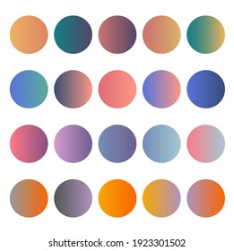 Gradient Color Palette Can Directly Copy And Paste Vector Shapes