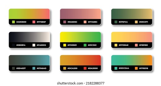 palette HEX RGB Gradient