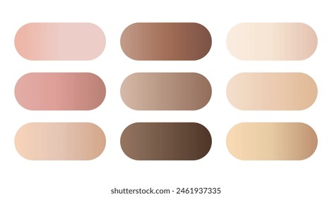 Gradient color palette. Color Shape Gradient 