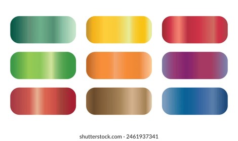 Gradient color palette. Color Shape Gradient 