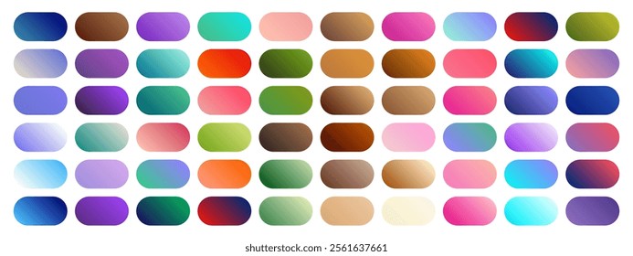 Gradient color palettes collection bundle