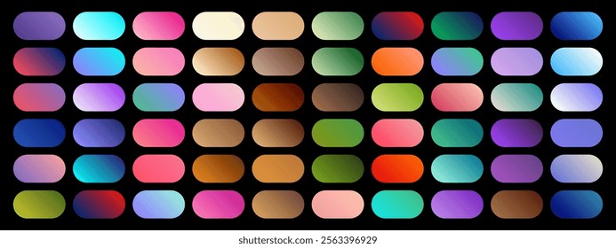 Gradient color palettes collection bundle