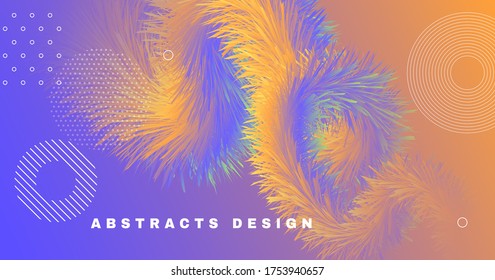 Cartel de color de degradado. Concepto fluido. Movimiento dinámico. Afiche Geométrico Vector. Movimiento de Música. Afiche de 3d color. Fondo de escritorio de flujo gráfico. Movimiento de moda. Patrón Abstracto Brillante. Cartel de color.