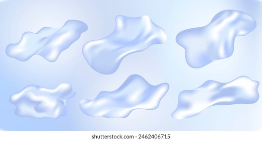 Gradient color sphere. Round holographic gradients. Glowing bright liquid gradient shape. Curved line for banner and flyer, social media. Vector twirl.