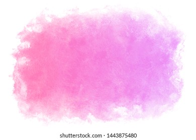 gradient color spring pink water abstract or natural grunge watercolor paint background