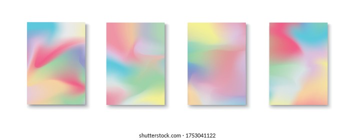 Gradient color transition tone cover disign background. A4 size vector background for template, leaflet, flyer and magazine.