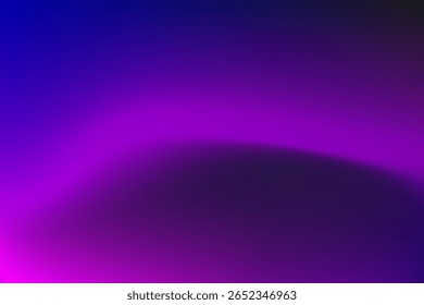 Transição de Cor de Gradiente em Tons Roxo e Azul Vibrantes