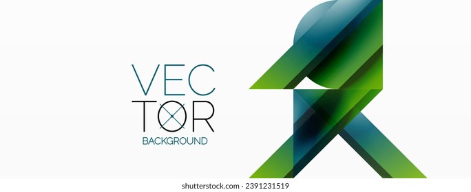 Gradient color triangles and circles on white. Dynamic blend creating captivating visual impact. Geometric background for digital designs, presentations, website banners, social media posts