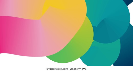 gradient color, Vector 3D abstract background with paper cut shapes. Colorful carving art. Paper craft landscape with gradient fade colors. Minimalistic design, abstract design background