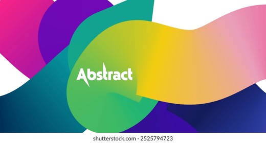 gradient color, Vector 3D abstract background with paper cut shapes. Colorful carving art. Paper craft landscape with gradient fade colors. Minimalistic design, abstract design background