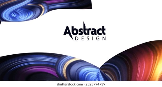 gradient color, Vector 3D abstract background with paper cut shapes. Colorful carving art. Paper craft landscape with gradient fade colors. Minimalistic design, abstract design background