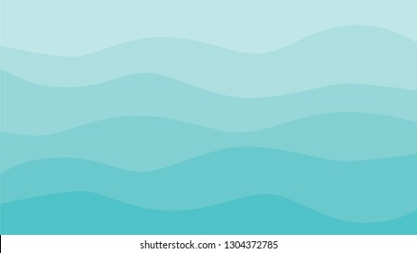 gradient color in wave shape